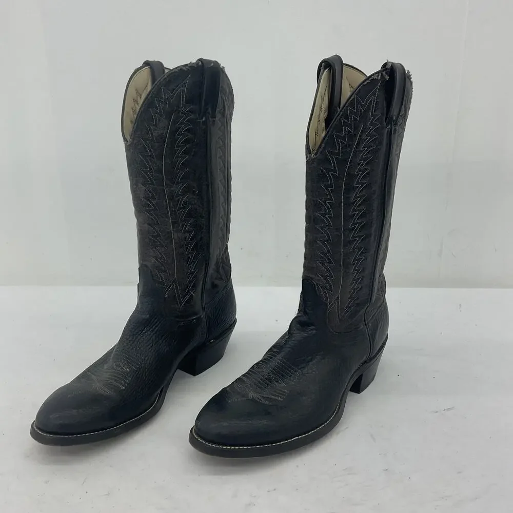 Laredo Black Western Cowboy Boots